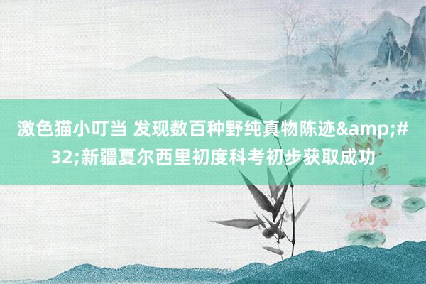 激色猫小叮当 发现数百种野纯真物陈迹&#32;新疆夏尔西里初度科考初步获取成功