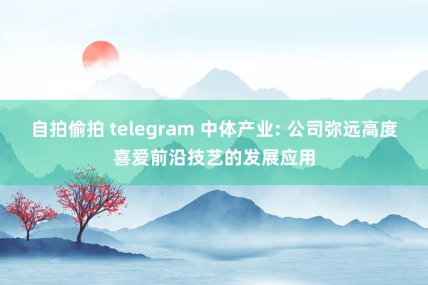 自拍偷拍 telegram 中体产业: 公司弥远高度喜爱前沿技艺的发展应用