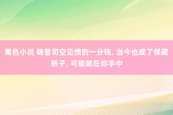 黄色小说 畴昔司空见惯的一分钱, 当今也成了保藏骄子, 可能就在你手中